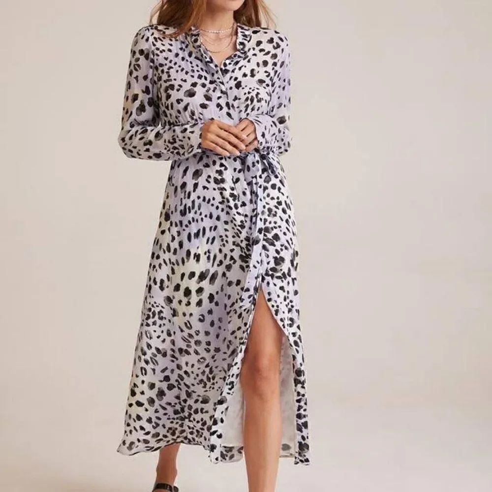 Bella Dahl Watercolor Dot Shirt Dress